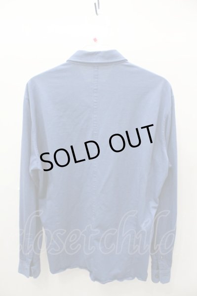 画像3: 5351pour les Hommes シャツ.ストレッチショートカラー /ネイビー/46 O-21-07-31-020-53-sh-YM-ZT025 (3)