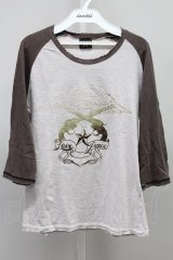 【SALE】roar Tシャツ.Ｌove peace プリント /-/2 T-21-08-05-004-ro-ts-KN-ZT153
