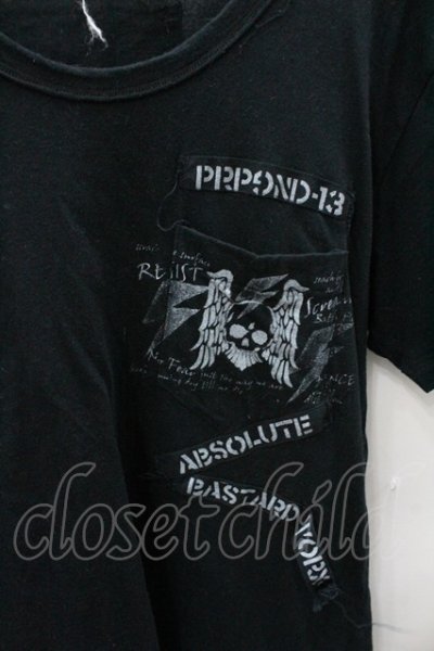 画像2: 【SALE】PROPA9ANDA Tシャツ.Peace & Chaos /ブラック/M O-21-08-06-004-Wr-ts-YM-ZT062