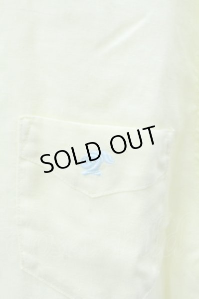 画像2: LOVELESS シャツ.刺繍ポケットボタンダウンリネン /イエロー/1 O-21-08-06-050-LO-sh-YM-ZT032 (2)