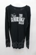 画像3: SMACK ENGINEER カットソー.SMILE刺繍ワッフル /ブラック/L O-21-08-06-014-SM-to-YM-ZT048 (3)