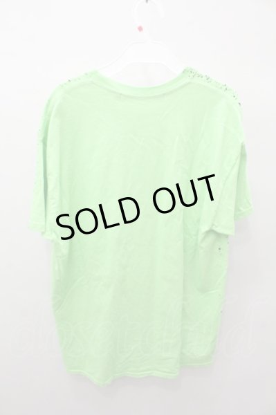 画像3: NO ID. BLACK Tシャツ.ペインティングネオン /ネオングリーン/1 O-21-08-08-007-NO-ts-YM-ZT119 (3)