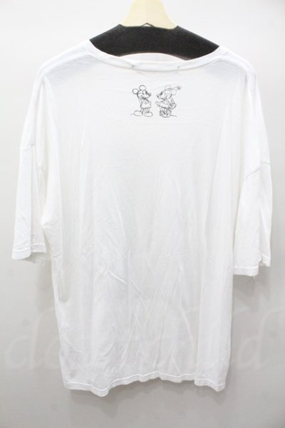 画像3: 【WINTERセール】NO ID. Tシャツ.フォトプリントBIG /ホワイト/F O-21-08-09-006-NO-ts-YM-ZT179
