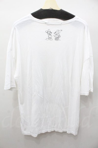 画像3: 【SALE】NO ID. Tシャツ.フォトプリントBIG /ホワイト/F O-21-08-09-006-NO-ts-YM-ZT179