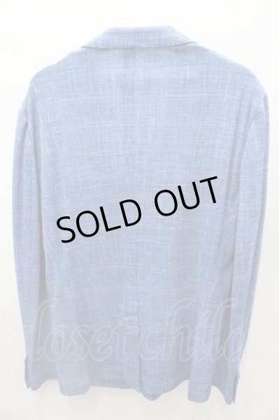 画像4: HIGH STREET ジャケット.ＢＥＬ＆ＣＯチェックプリントジャージ 【現在買取対象外】 /ブルー/S O-21-08-15-002-HI-ja-YM-ZT194 (4)