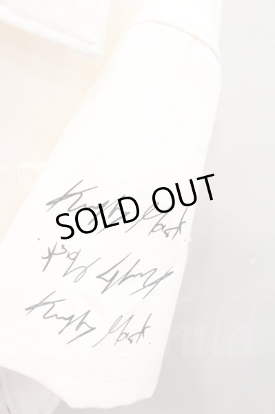 画像4: KMK(KINGLY MASK) ジャケット.バックプリント半袖ジップアップワイド /ベージュ/ O-21-08-16-010-KM-ja-YM-ZT090 (4)