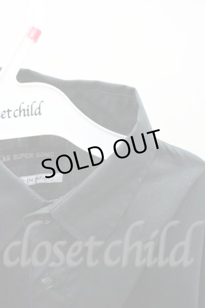 画像4: AS SUPER SONIC シャツ.ワイド /ブラック/F O-21-08-16-012-Wr-sh-YM-ZT009 (4)