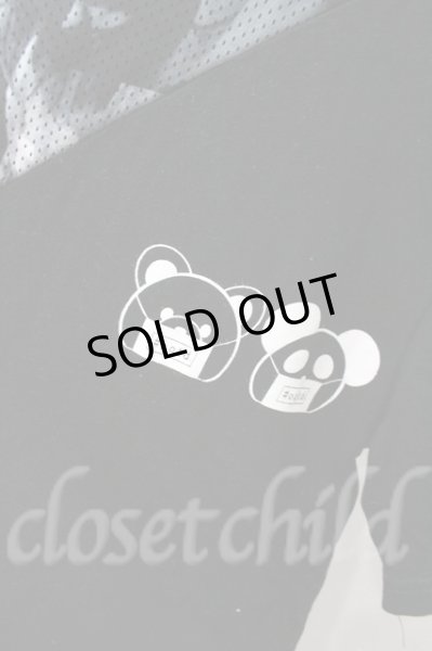 画像3: #ootd Tシャツ.PINKISH NEON 柄メッシュ切り替え /ブラックｘイエロー/L O-21-08-16-016-Wr-ts-YM-ZT071 (3)