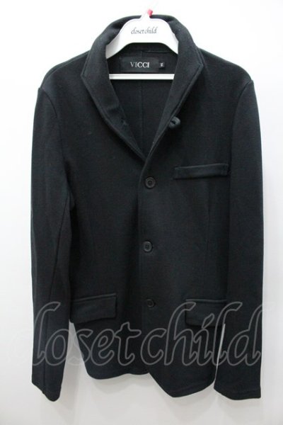 画像2: 【SALE】VICCI ジャケット.ショートスタンドカラー【現在買取対象外】 /ブラック/M O-21-08-17-022-VI-ja-YM-ZT027