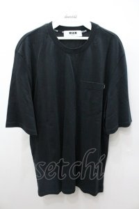 【SALE】MSGM Tシャツ.カラーロゴ /ブラック/S O-21-08-17-030-Wr-ts-YM-ZT032