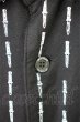画像5: SWITCHBLADE シャツ.KNIFE PIN STRIPE LONG /ブラック×ホワイト/S T-21-08-20-009-AB-sh-KN-ZT311 (5)