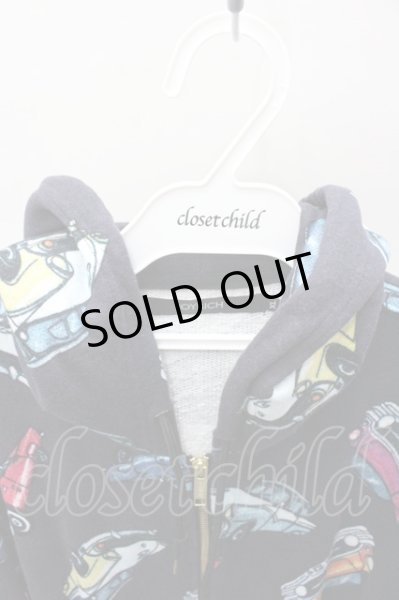 画像3: JOY RICH パーカー.カープリント /ネイビー/XL O-21-09-01-025-JO-to-YM-ZT155 (3)