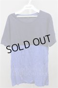 【SALE】Beno Tシャツ.バイカラー【現在買取対象外】 /ブルー/M T-21-09-08-010-Be-ts-YM-ZT219