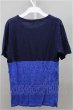 画像2: Beno Tシャツ.バイカラー【現在買取対象外】 /ブルー/M T-21-09-08-010-Be-ts-YM-ZT219 (2)