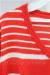 画像3: DOWBL Tシャツ.ボーダーVネックニット【現在買取対象外】 /レッド/44 T-21-09-10-006-DO-ts-ET-ZT167 (3)