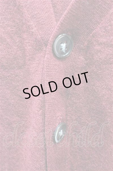 画像3: 417 by edifice カーディガン.ウール6B【現在買取対象外】 /ボルドー/M T-21-09-10-018-41-to-NA-ZT167 (3)