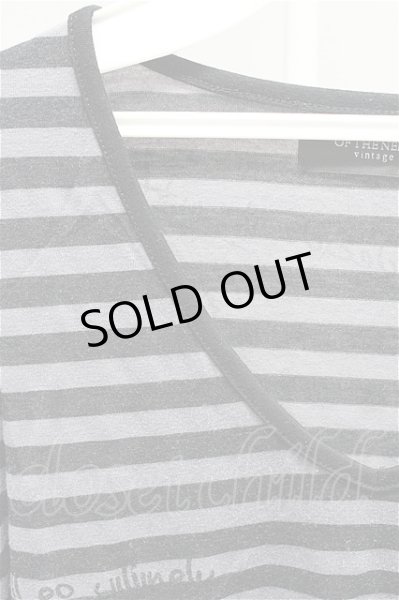 画像4: OF THE NEIGE STYLE カットソー.ボーダープリント【現在買取対象外】 /グレー/46 T-21-09-10-020-OF-to-NA-ZT165 (4)