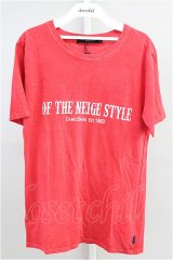 【SALE】OF THE NEIGE STYLE Tシャツ.EAGLE BANG【現在買取対象外】 /レッド/46 T-21-09-17-002-OF-ts-NA-ZT053