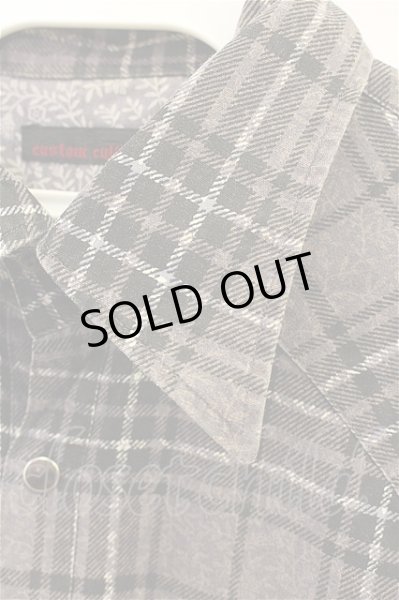 画像5: Custom Culture シャツ小花柄チェック【現在買取対象外】 /パープル/48 T-21-09-17-017-Cu-sh-ET-ZT059 (5)