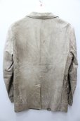 画像4: 【SALE】5351pour les Hommes ジャケット.カウレザーテーラード /ブラウン/1 O-21-09-20-055-53-ja-YM-ZT-M122 (4)