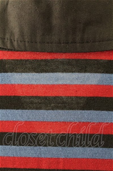 画像3: Deadly Jester シャツ.クレリックボーダーポロ /ネイビーｘレッド/S T-21-09-23-001-De-to-NA-ZT152 (3)