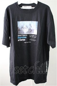 【SALE】LEGENDA Tシャツ.呪術廻戦 × LEGENDA 真人 /ブラック/F T-21-09-24-006-LE-ts-KN-ZT300