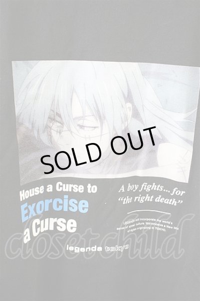 画像4: LEGENDA Tシャツ.呪術廻戦 × LEGENDA 真人 /ブラック/F T-21-09-24-006-LE-ts-KN-ZT300 (4)