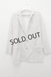 【SALE】VOGUISH ジャケット.リネンテーラード【現在買取対象外】 /ライトブラウン/M O-21-09-24-005-VO-ja-YM-ZT093