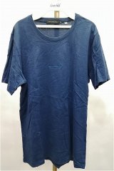 【SALE】FUGA Tシャツ.メッセージ刺繍半袖 /ネイビー/46 S-21-09-27-001-FU-to-KN-ZT267