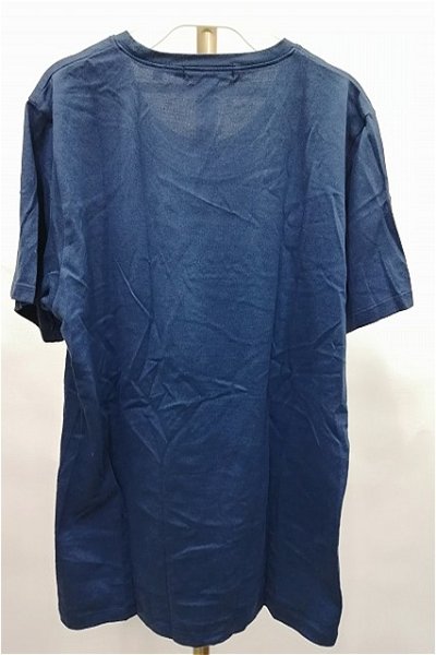 画像2: 【SALE】FUGA Tシャツ.メッセージ刺繍半袖 /ネイビー/46 S-21-09-27-001-FU-to-KN-ZT267