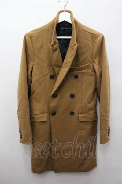 画像2: GOSTAR DE FUGA コート.W釦チェスター /キャメル/44 O-21-09-28-012-GO-ou-YM-ZT-M004 (2)