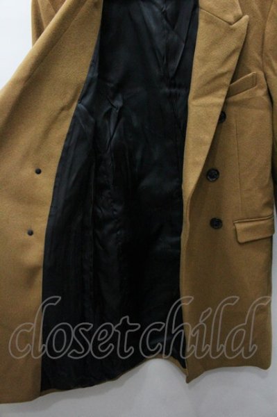 画像4: GOSTAR DE FUGA コート.W釦チェスター /キャメル/44 O-21-09-28-012-GO-ou-YM-ZT-M004 (4)