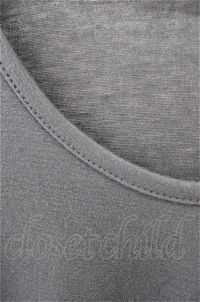 画像3: Roshell カットソー.無地Uネック5S /チャコール/S T-21-09-29-006-Ro-to-NA-ZT019 (3)