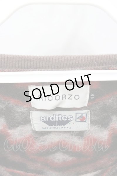 画像2: RICORZO ニットソー.オルテガ /オレンジｘグレー/46 O-21-09-29-009-RI-to-YM-ZT086 (2)