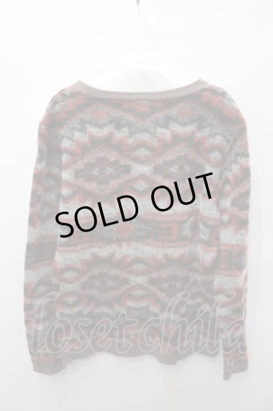 画像4: RICORZO ニットソー.オルテガ /オレンジｘグレー/46 O-21-09-29-009-RI-to-YM-ZT086 (4)