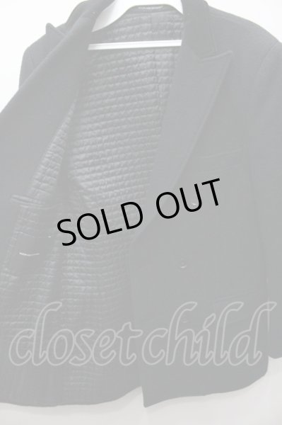 画像5: Moonage Devilment(清春) コート.ダブルボタンメルトンチェスター /ブラック/44 O-21-10-06-048-Mo-ou-YM-ZT-M116 (5)