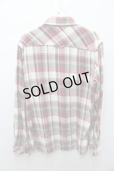 画像5: NO ID. シャツ.チェックネル /レッド/1 O-21-10-06-059-NO-sh-YM-ZT257 (5)