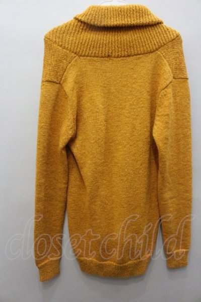 画像3: FUGA カーディガン.HighPressure テープヤーン /マスタード/44 O-21-10-07-004-FU-to-YM-ZT079 (3)