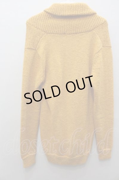 画像3: FUGA カーディガン.HighPressure テープヤーン /マスタード/44 O-21-10-07-004-FU-to-YM-ZT079 (3)