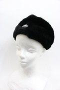 【WINTERセール】SMACK ENGINEER ハット.刺繍ファー /ブラック/ O-21-10-07-057-SM-za-YM-ZT308