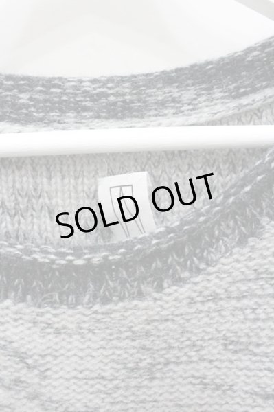 画像2: WIZZARD ニット.グラデーションヘビー【現在買取対象外】 /グレーｘブラック/ O-21-10-07-011-WI-to-YM-ZT259 (2)