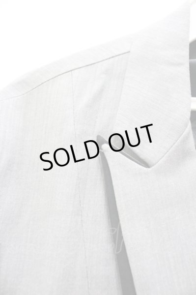 画像3: semanticdesign ジャケット.パイピングピークドラペルテーラード /グレー/M O-21-10-08-025-se-ja-YM-ZT058 (3)