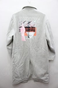 【SALE】LEGENDA コート.ルーズシルエットロングチェスター /グレー/S O-21-10-11-007-LE-ou-YM-ZT-M007