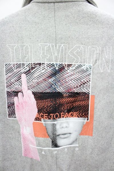 画像2: LEGENDA コート.ルーズシルエットロングチェスター /グレー/S O-21-10-11-007-LE-ou-YM-ZT-M007 (2)