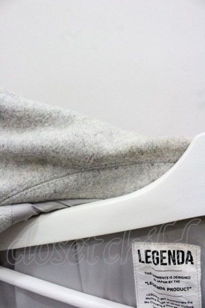 画像3: LEGENDA コート.ルーズシルエットロングチェスター /グレー/S O-21-10-11-007-LE-ou-YM-ZT-M007 (3)