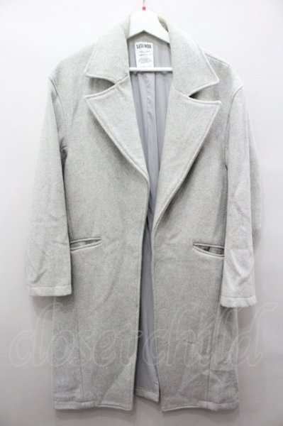 画像4: LEGENDA コート.ルーズシルエットロングチェスター /グレー/S O-21-10-11-007-LE-ou-YM-ZT-M007 (4)