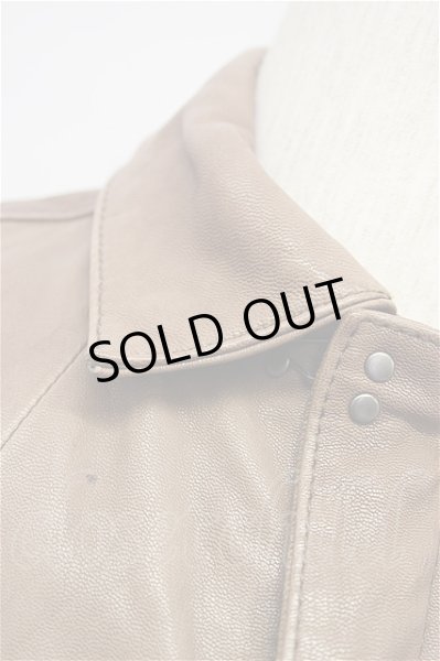 画像4: SCHORL ジャケット.ゴートレザーブルゾン【現在買取対象外】 /ブラウン/42(XS) T-21-10-12-001-SC-ja-KN-ZT-M002 (4)