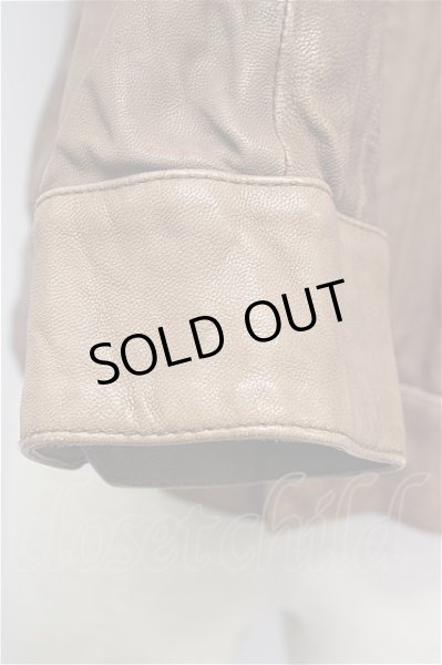 画像9: SCHORL ジャケット.ゴートレザーブルゾン【現在買取対象外】 /ブラウン/42(XS) T-21-10-12-001-SC-ja-KN-ZT-M002 (9)