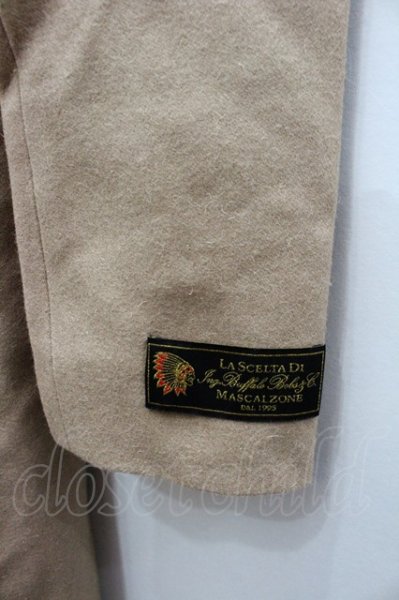 画像2: BUFFALO BOBS コート.MONTAIGNE(モンテーニュ)ウールメルトンチェスター /キャメル/1-2 O-21-10-13-030-BU-ou-YM-ZT-M118 (2)