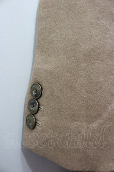 画像4: BUFFALO BOBS コート.MONTAIGNE(モンテーニュ)ウールメルトンチェスター /キャメル/1-2 O-21-10-13-030-BU-ou-YM-ZT-M118 (4)